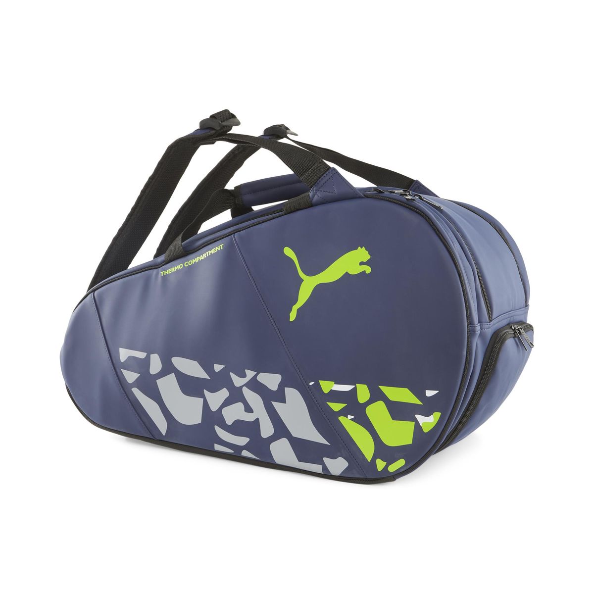 Puma Unisex Solarattack Indoor Speed Padel Bag Navy/Fast Yellow