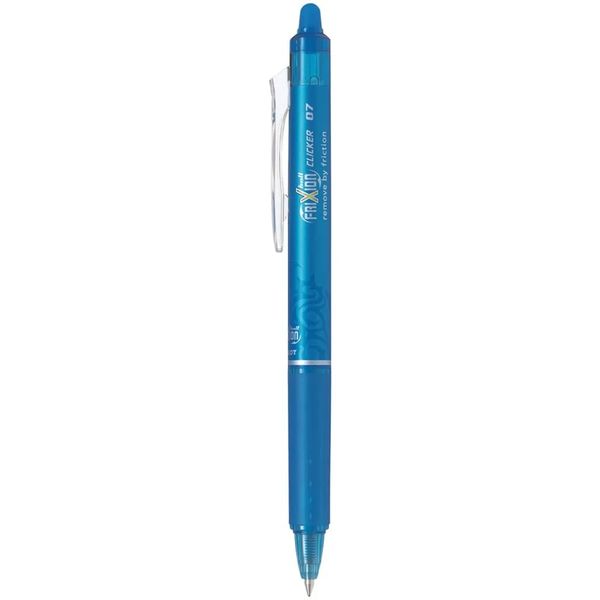 Pilot Frixion Rollerball Clicker Retractable 0.7mm Light-Blue