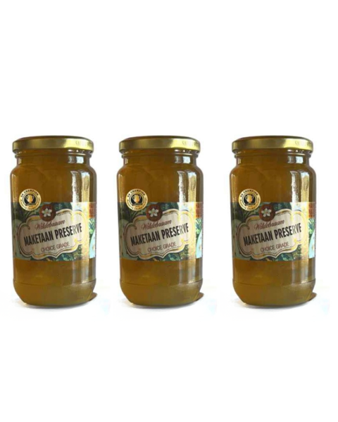 Wildebraam Watermelon (Maketaan) Preserve 3 x 500g Jars