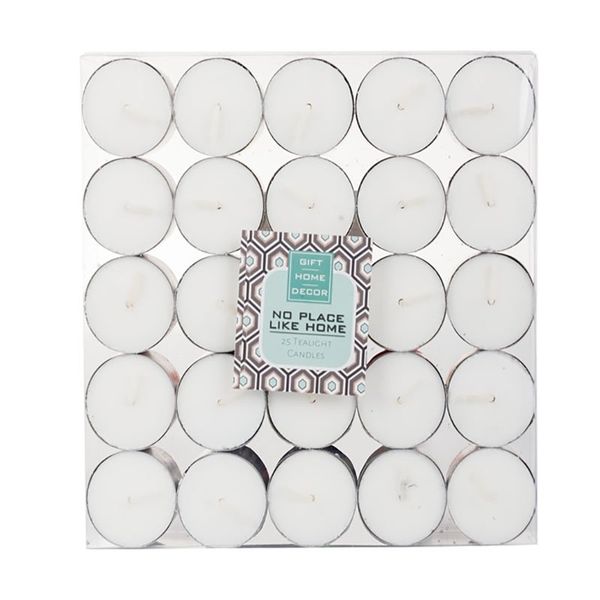 Candle - Tea - Light - White - 3.5cm x large Box - 25
