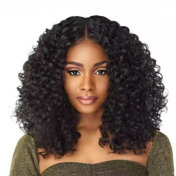 4x4 Lace Ladies Small Curly Wig Headgear Spiral Curly Wig