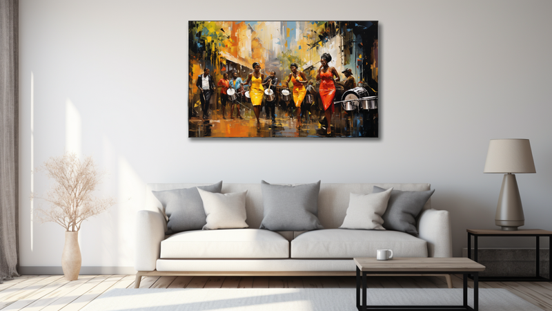 Canvas Wall Art - Street Symphony Abstract - HD0490