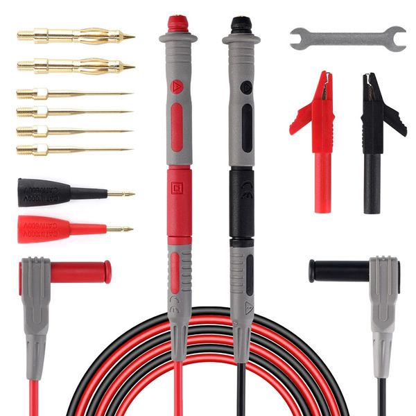 Multimeter Leads Kit Test Leads Set Alligator Clips Test Hooks &amp; Probe Pins