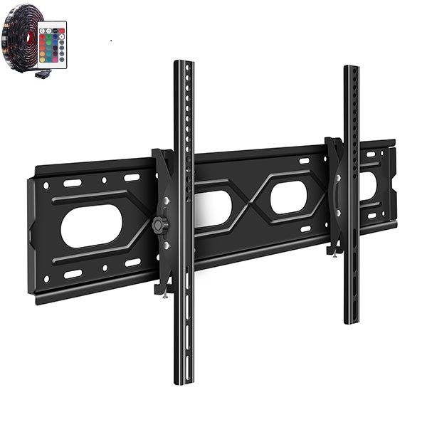 42-120Inches Flat Panel TV Bracket with Led Strip Light