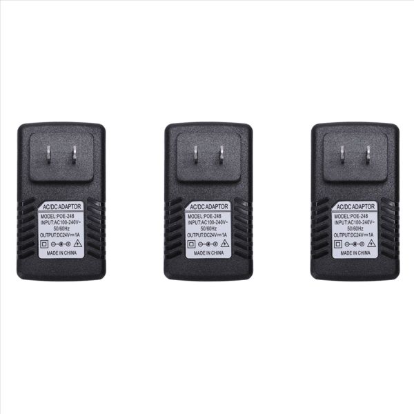 Power Supply Ethernet Poe Injector Adapter (24V/1A Us Plug)