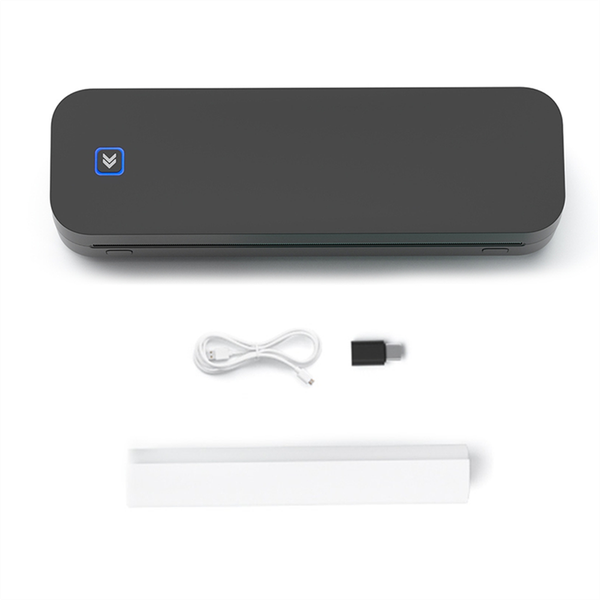 Portable A4 Thermal Printer Inkless for Office Photo Printing Black