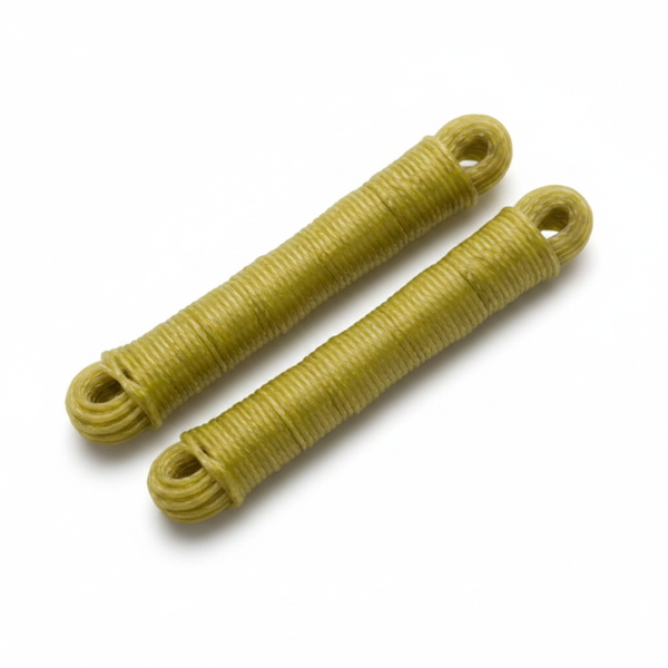 Mamba Yellow Twisted Rope 3mm x 30m for Laundry and Outdoors - 2 Pack