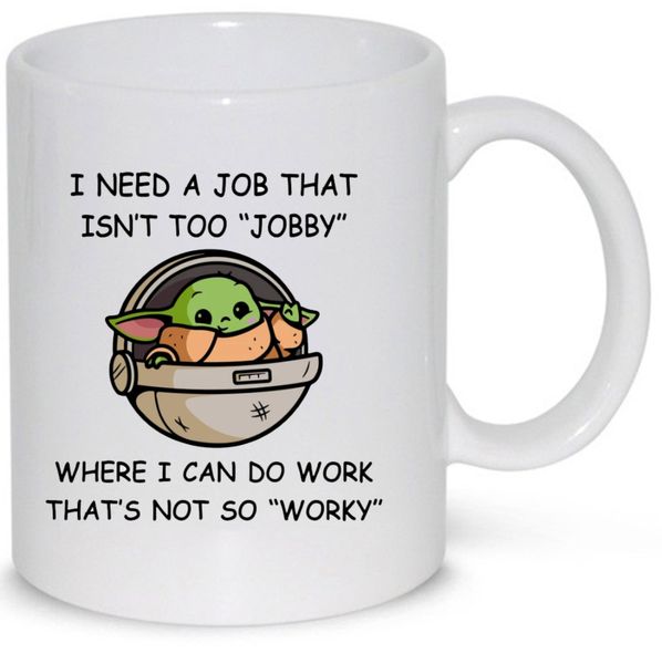 Jobby Worky Baby Meme Funny Gift Coffee Mug (11Oz Normal Size)