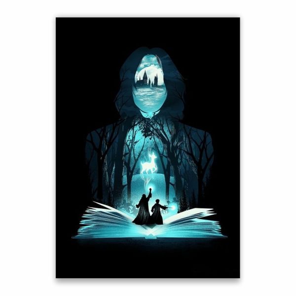 Severus Snape Silhouette Poster - A1