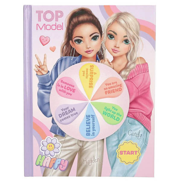 Top Model Mood Colouring Book with Colour Wheel &amp; Light