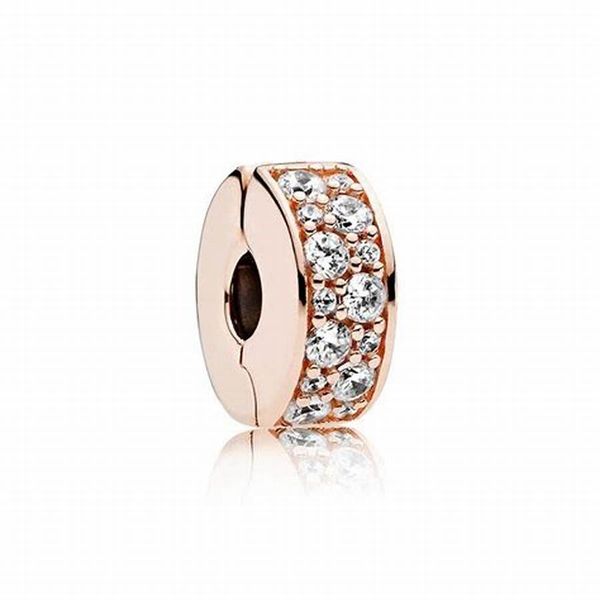 Pandora Pink Pave Clip Charm image