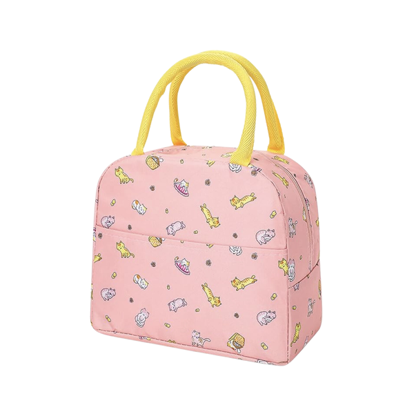 Contemporary Thermal Insulated Lunch Bag - Kittens