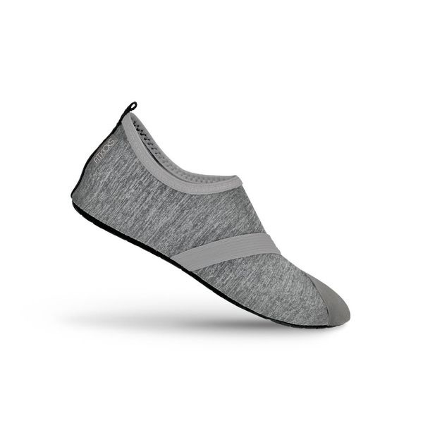 Fitkicks Women Active Lifestyle Shoes Barefoot, Rebounding Grey Large