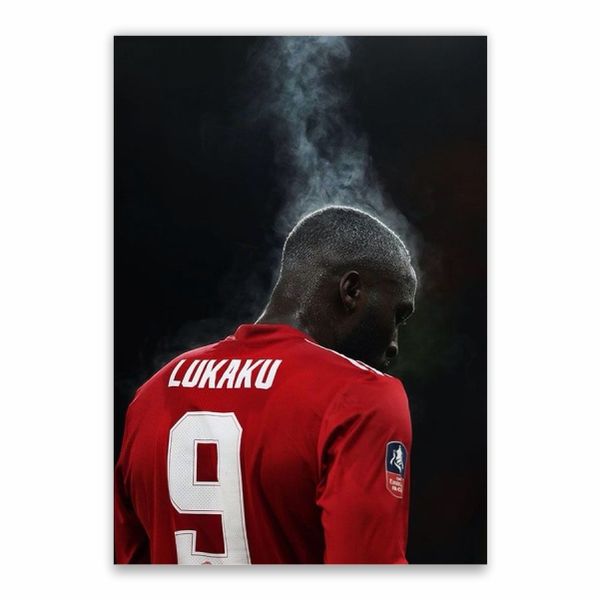 Lukaku 9 Man United - A1 Poster