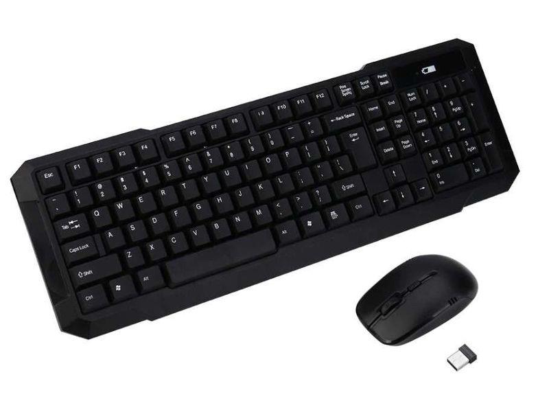 Wireless Gaming &amp; Office Using Keyboard and Mouse Combo Smooth Lightweight