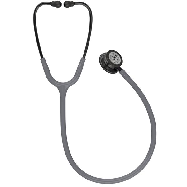 Littmann Classic III Stethoscope: Smoke &amp; Gray - Violet Stem