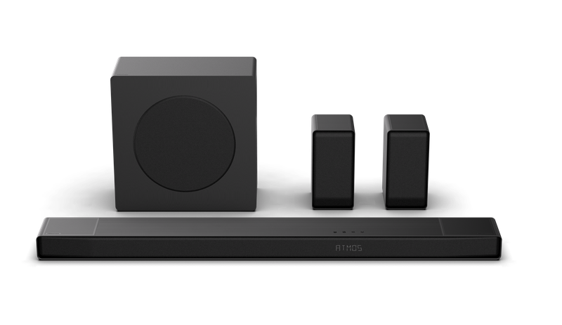 Hisense 5.1.4CH 600W Dolby Atmos Bluetooth Soundbar with Wireless Subwoofer