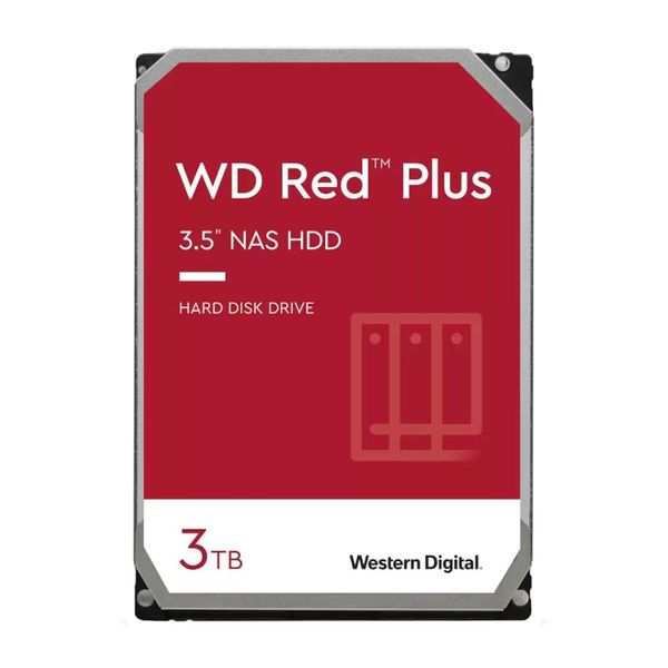 WD Red Plus 3TB 128MB 3.5" SATA HDD