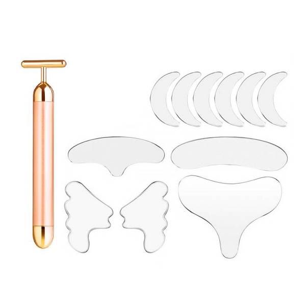 24K Sonic T-Bar with Anti-Aging Silicone Patches