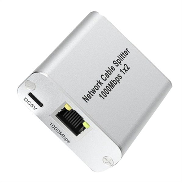 Ethernet Splitter 1 To 2 High Speed Gigabit Ethernet Switch 2 Port