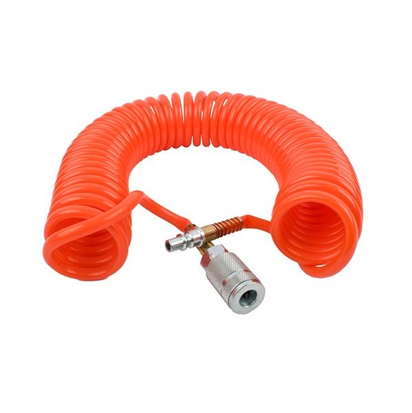 AirCraft - Sprial Hose 7.5Mx8mm W/Aro Quick Coupler - 2 Pack