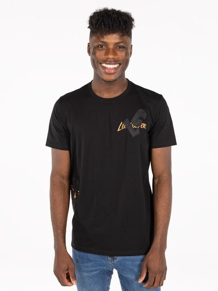 Lee Cooper Men's SS T-Shirt: Benjamin Black