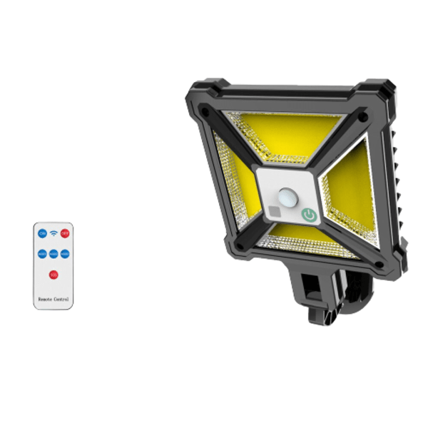 Multifunctional Solar Street Light with Remote Control Outdoor-Black