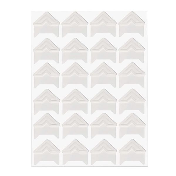 Photo Mounting Corner Stickers - White - 10 Sheets/240 Stickers