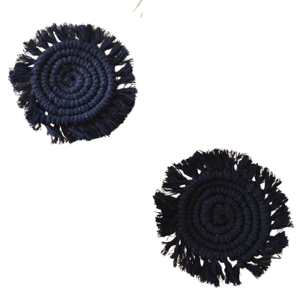 Tilly Coasters Black - Set of 4
