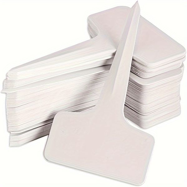 200pcs T-Shape Plant Labels - Waterproof, Reusable Garden Markers