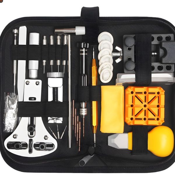 155Pcs Watch Repair Tool Kit Watch Link Removal Tool Set with Carrying Case