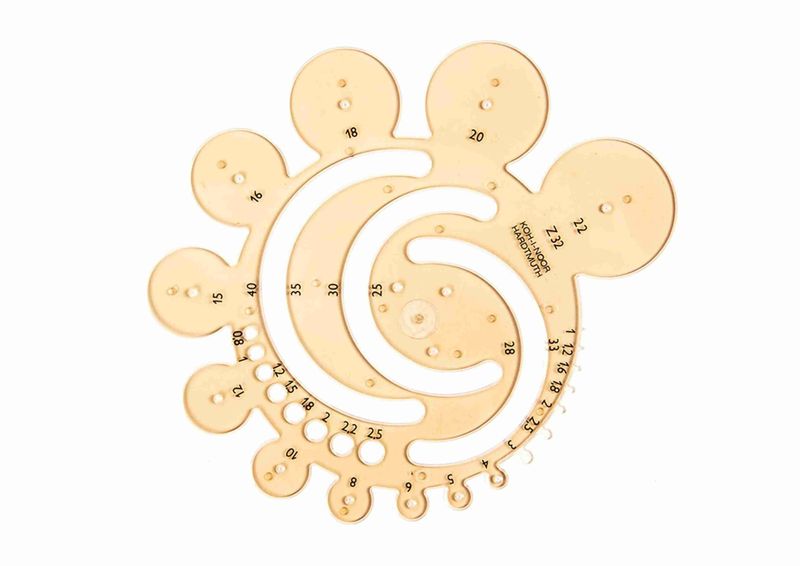 Koh-I-Noor Radius Curve Stencil 749002