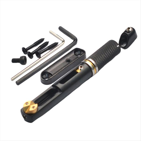 Saddle Headless Electric Guitar Bridge Tailpiece with Wrench for Headless E