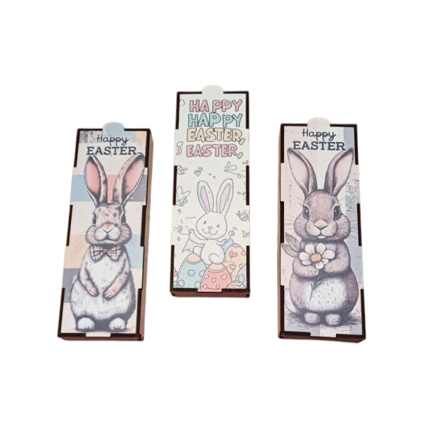 The Knörr Collection - 3 x Printed Happy Easter Slab Chocolate Boxes