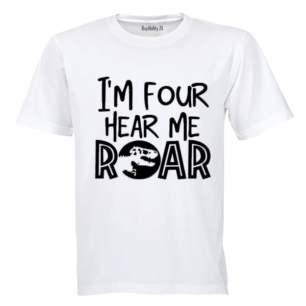 Hear Me Roar! - Kids T-Shirt - White image