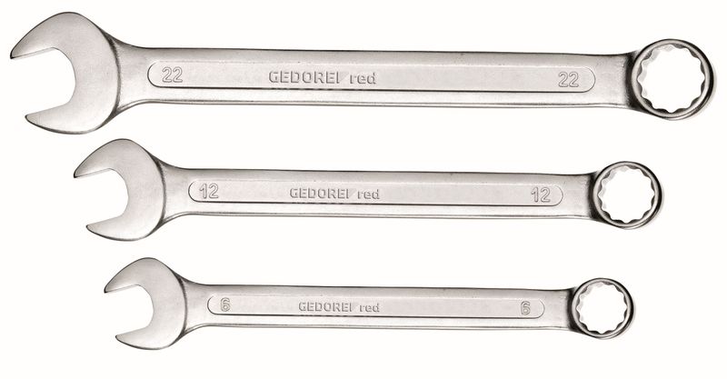 Gedore Red - Spanner / Wrench Set (12 Piece Kit) - High Quality