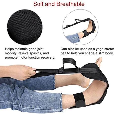 Yoga Stretching Belt Foot Drop Stroke Hemiplegia Rehabilitation Strap, Shop Today. Get it Tomorrow!