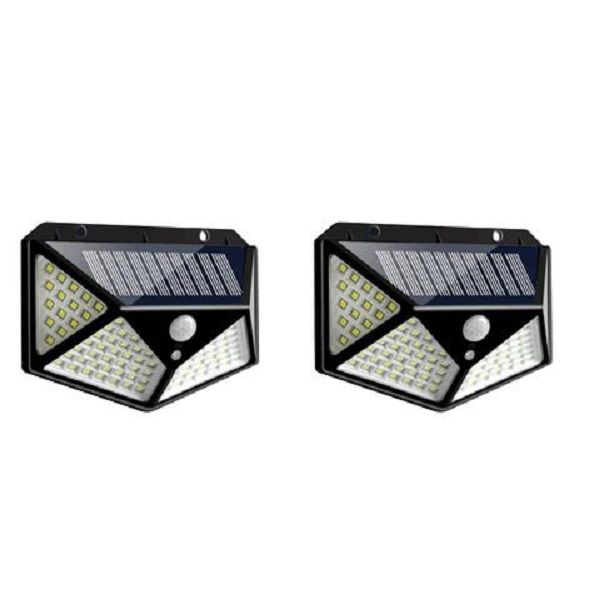 Pp Led Outdoor Solar Interaction Wall Lamp - 2 Piece