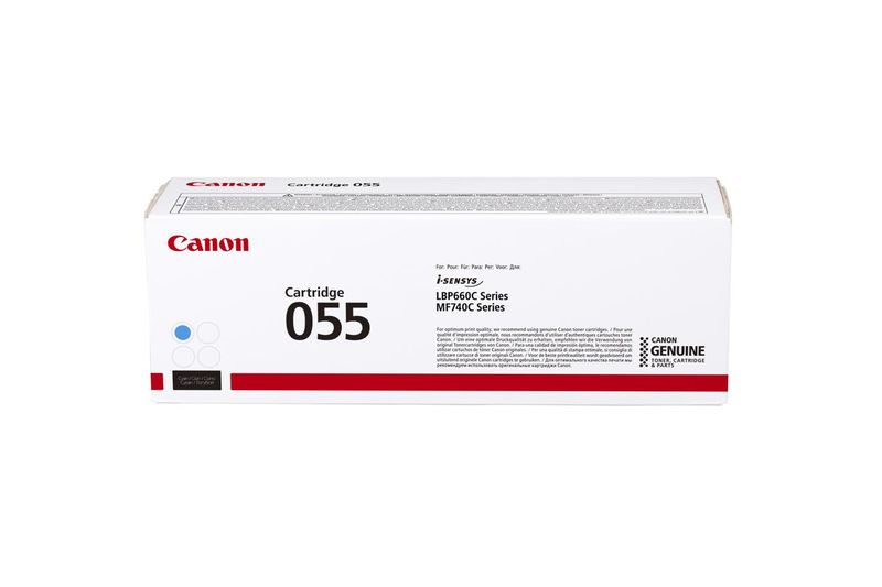 Genuine Canon 055 Cyan Toner Cartridge