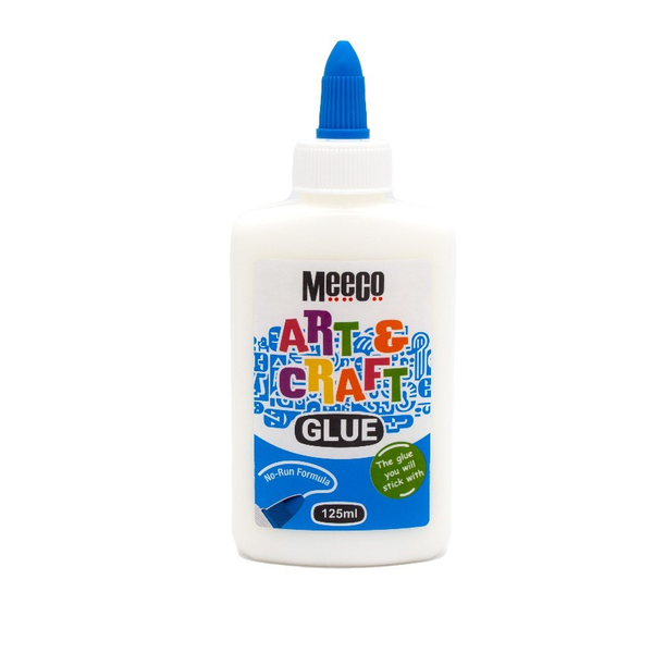 Meeco Art &amp; Craft Glue - 125ml Pack of 12's