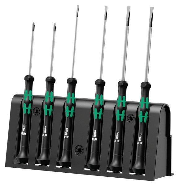 Wera (2035/6A) Screwdriver Set, Electronic, Slotted/Phillips, 6-Piece