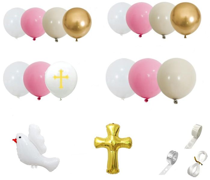 Holy Celebration Balloon Arch Kit - Pink
