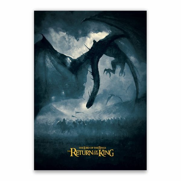 Nazgul On Wings Return Of The King Poster - A1