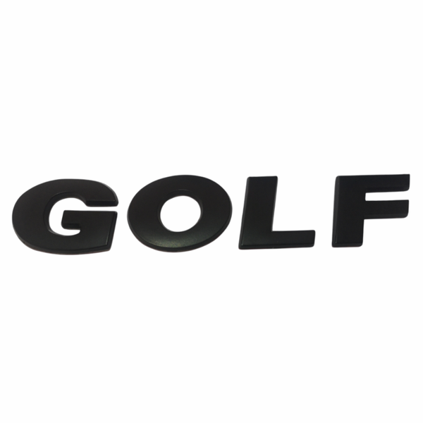 Golf Badge Black Old School Design