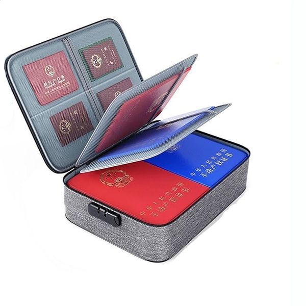 Document Organizer Bag File Storage Bag with Lock