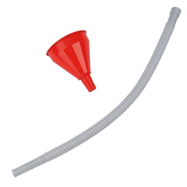 Universal Car Refueling Funnel With Detachable Hose - Multicolor
