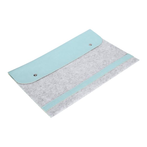 Laptop Sleeve Flip Type Protective Double Layer Felt Microfiber Computer