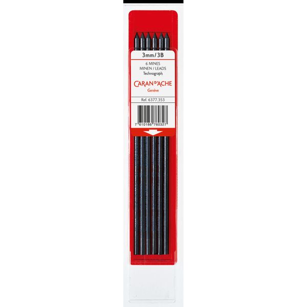 Caran D'Ache Graphite Leads Refill - 3B