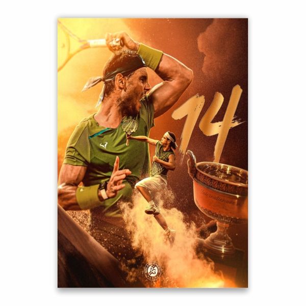 Rafa Nadal 14 Poster - A1