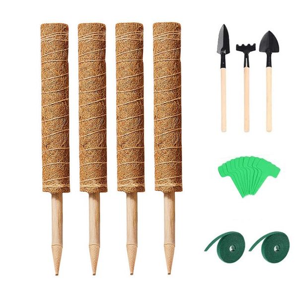30/40/50cm Garden Climbing Plant Support Fixed Climbing Pole Set